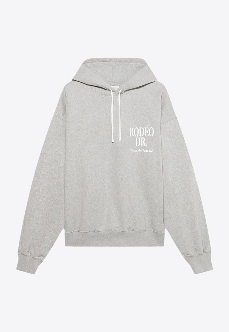 1989 Studio Rodeo Drive Print Hooded Sweatshirt Gray MFW24.302.RODEOCO/P_1989-MLG