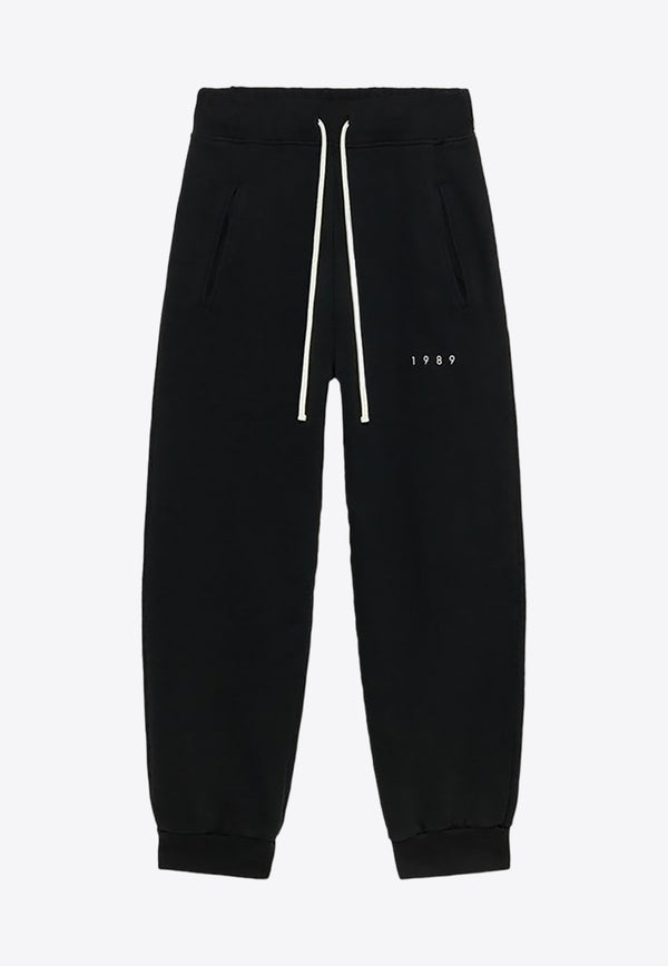 1989 Studio Embroidered Logo Track Pants Black MFW24.511.LOGOCO/P_1989-BLK