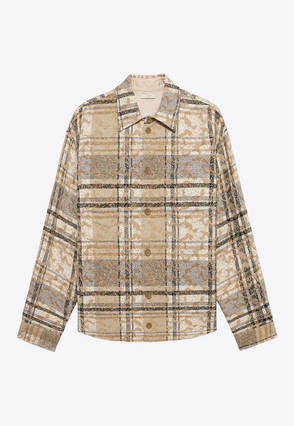 1989 Studio Jacquard Check Overshirt Beige MFW24.601.JQRDCO/P_1989-CHK