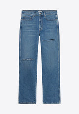 1989 Studio Straight-Leg Distressed Jeans Light Blue MFW24.704CO/P_1989-BLU