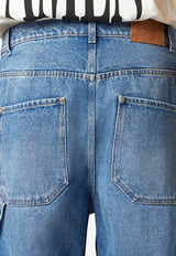 1989 Studio Crystal Embellished Straight-Leg Jeans Light Blue MFW24.709.CRYSTACO/P_1989-BLU