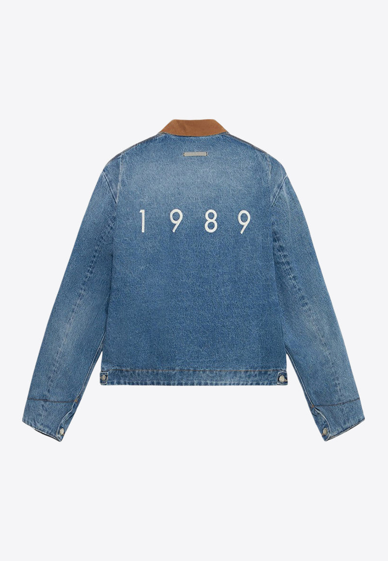 1989 Studio 1989 Denim Worker Jacket Light Blue MFW24.713.LOGOCO/P_1989-BLU