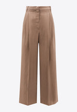 Brunello Cucinelli Straight-Leg Tailored Pants Brown MH126P8669_C2925