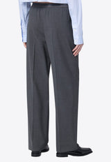 Miu Miu Wool Tailored Pants Gray MP1841OOO1XMY/Q_MIU-F0480