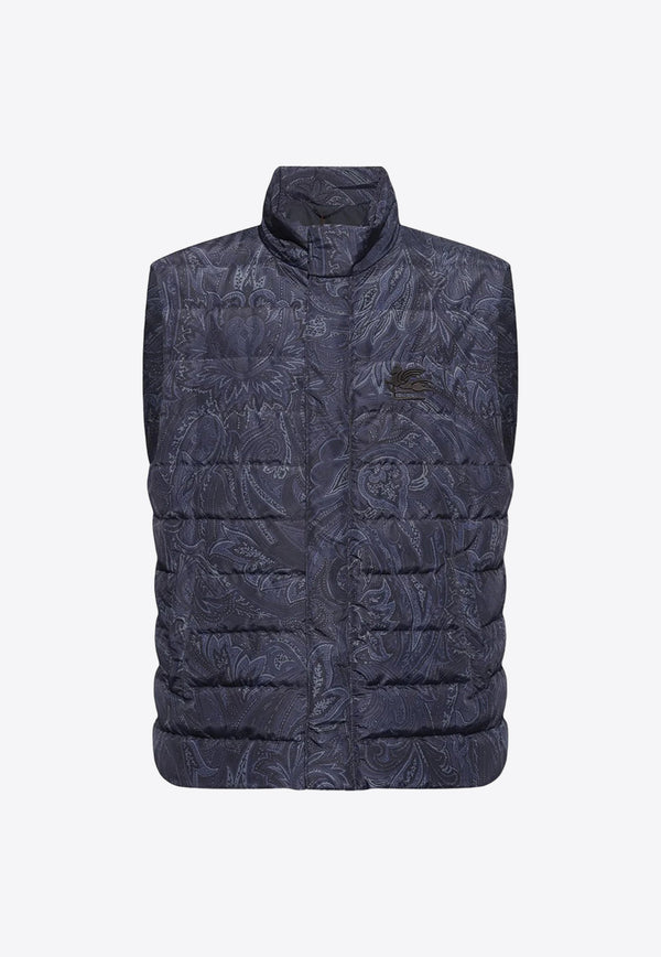 Etro Paisley Print Quilted Down Vest MRBB0003-99SAS01 X0883