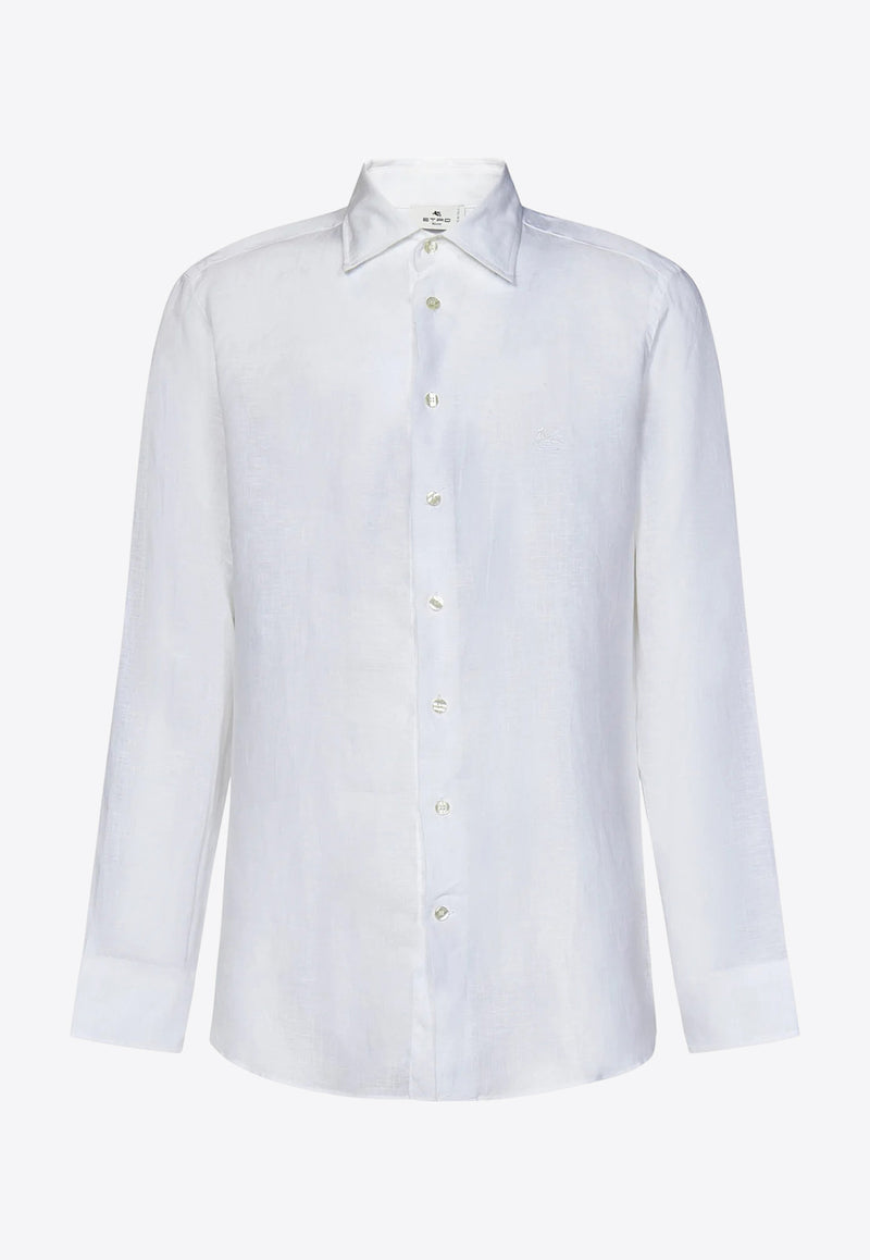 Etro Pegaso-Embroidered Long-Sleeved Shirt MRIB0002-99TU3E0 W0800