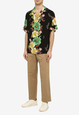 Etro Floral Print Bowling Shirt Multicolor MRIC0013AT074/O_ETRO-X0810