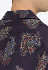 Etro Paisley Print Long-Sleeved Shirt Blue MRIC001499SPE45/O_ETRO-X0883