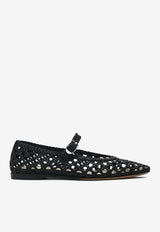 Le Monde Béryl Woven Mary-Jane Ballet Flats Black MRJWOV/Q_LEMOB-BLA