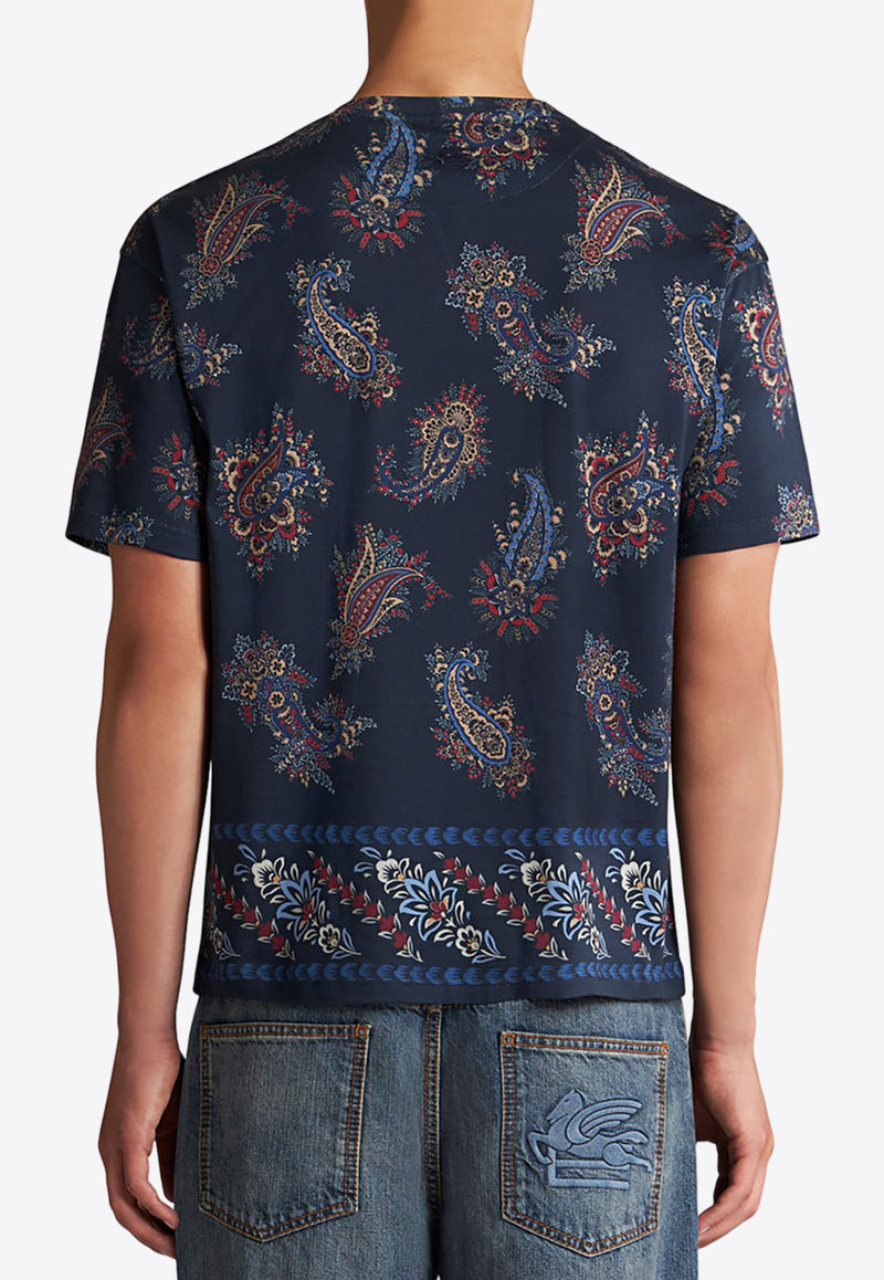 Etro Paisley Print T-shirt MRMA0004-AJ055 X0883