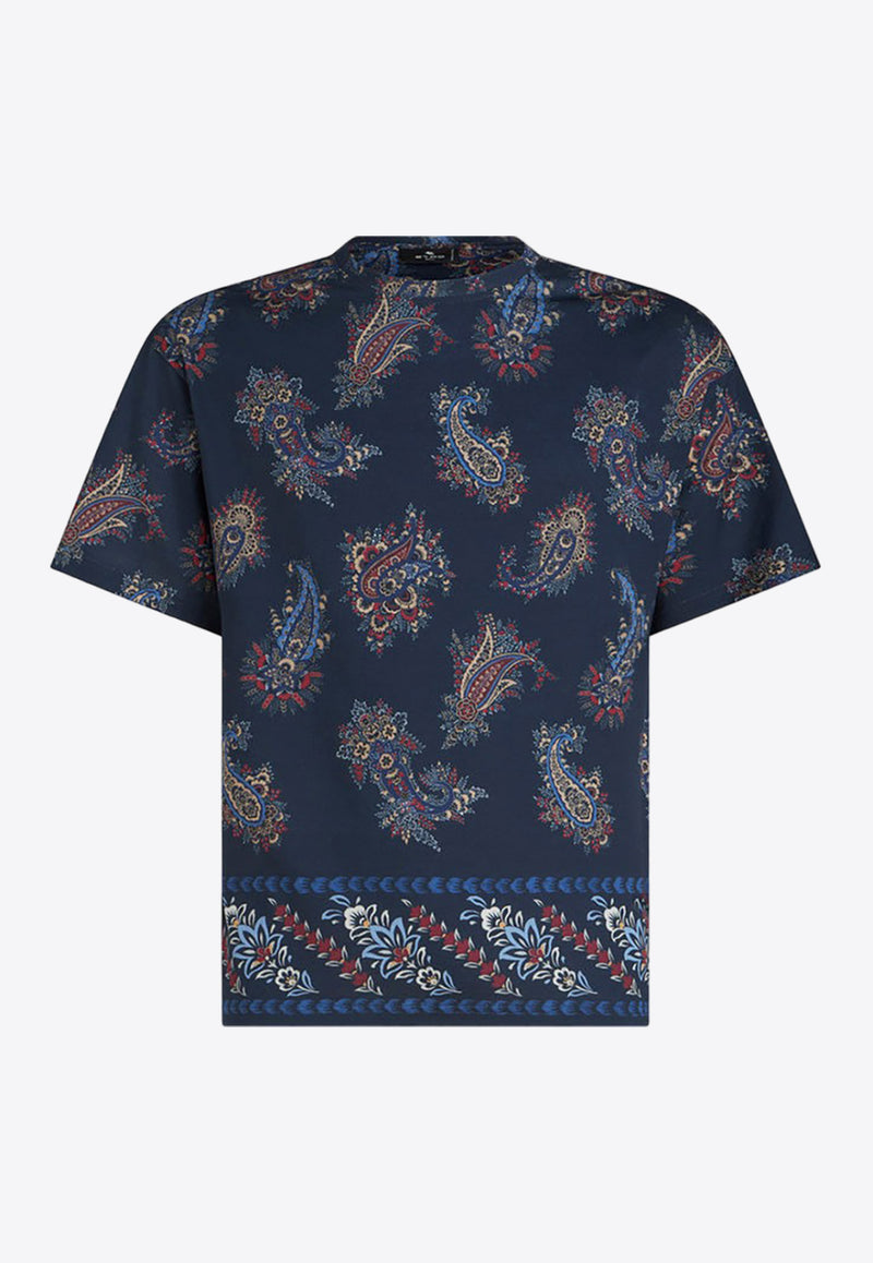 Etro Paisley Print T-shirt MRMA0004-AJ055 X0883