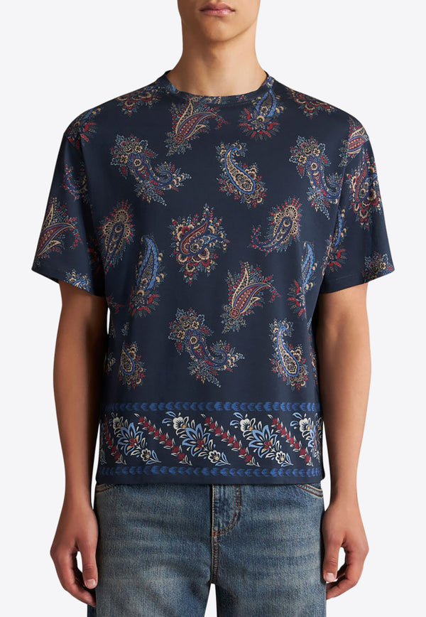 Etro Paisley Print T-shirt MRMA0004-AJ055 X0883