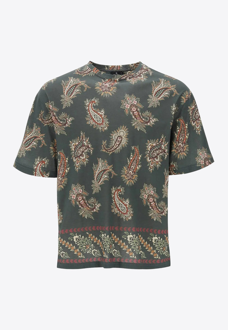 Etro Paisley Print T-shirt MRMA0004-AJ055 X0890