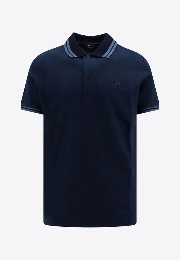 Etro Logo-Embroidered Polo T-shirt MRMD0007-AC174 B0665