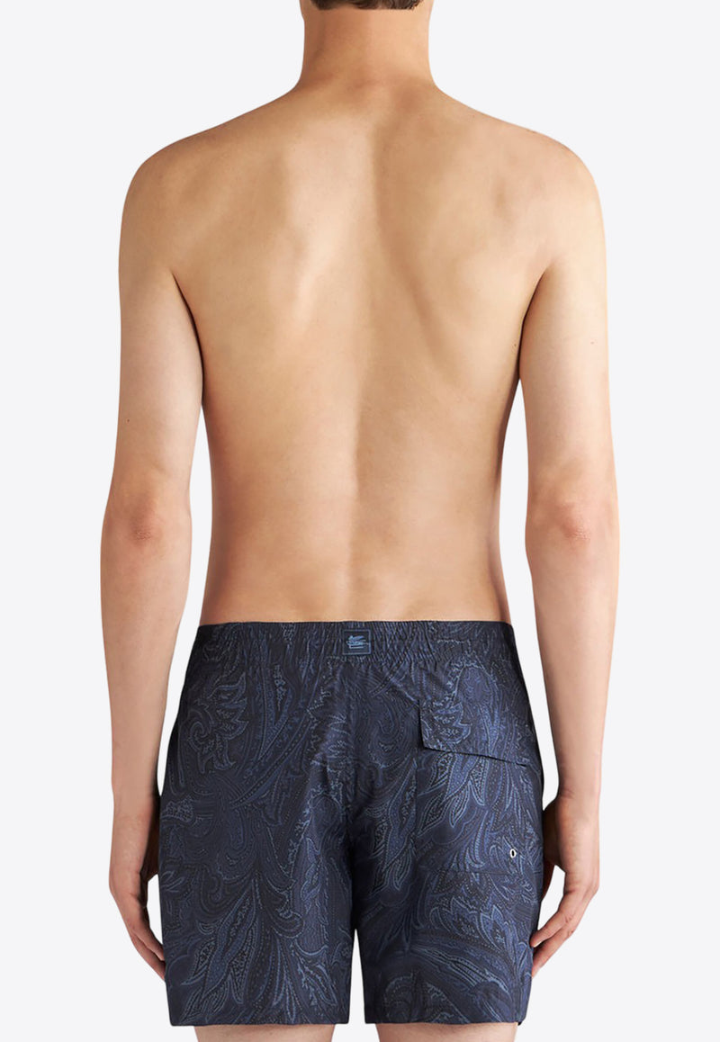 Etro Paisley Print Swim Shorts MRPB000199SAS69X0810NAVY