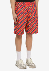 Martine Rose All-Over Logo Swim Shorts MRSS24138PL/O_MARTI-BESPRI