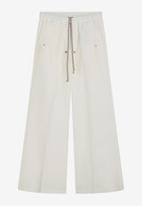 Moncler + Rick Owens Wide Bela Poplin Pants White MU02D2A02M4431/P_RICKO-001