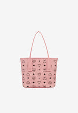 MCM Liz Monogram Tote Bag Pink MWPFSLR06PINK