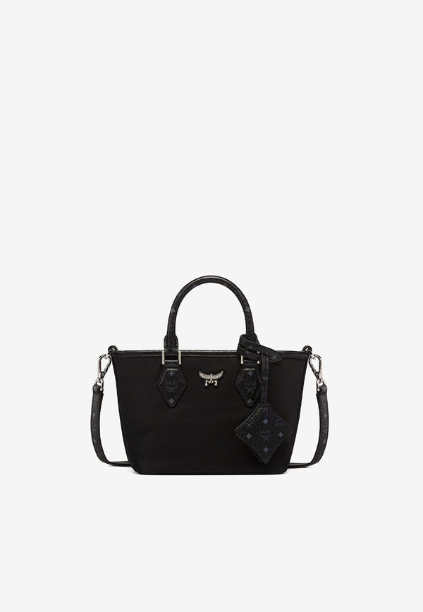 MCM X-Mini Aren Top Handle Bag Black MWPFSTA04BLACK