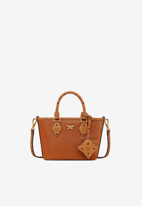 MCM X-Mini Aren Top Handle Bag Cognac MWPFSTA04CAMEL