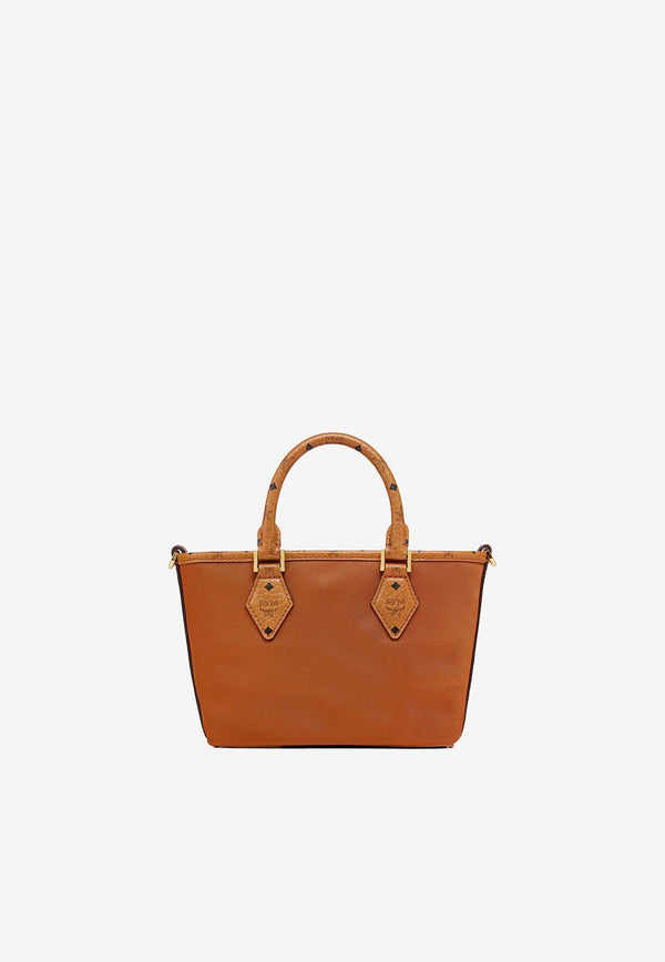 MCM X-Mini Aren Top Handle Bag Cognac MWPFSTA04CAMEL