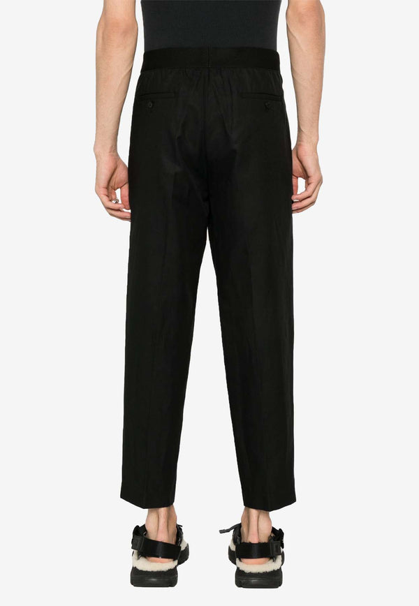 Neil Barrett Pleated Casual Pants MY30151A-Y011BLACK