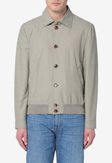 Brunello Cucinelli Buttoned Bomber Jacket MY4196407CO/Q_CUCIN-C2455