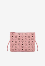 MCM Medium Monogram Crossbody Bag Pink MYZAAVI02PINK