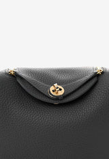 Mini Lindy 20 II in Ardoise Clemence Leather with Gold Hardware