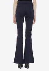 Balmain Drawstring Flared Pants Blue BF1OB110JG70--SJV