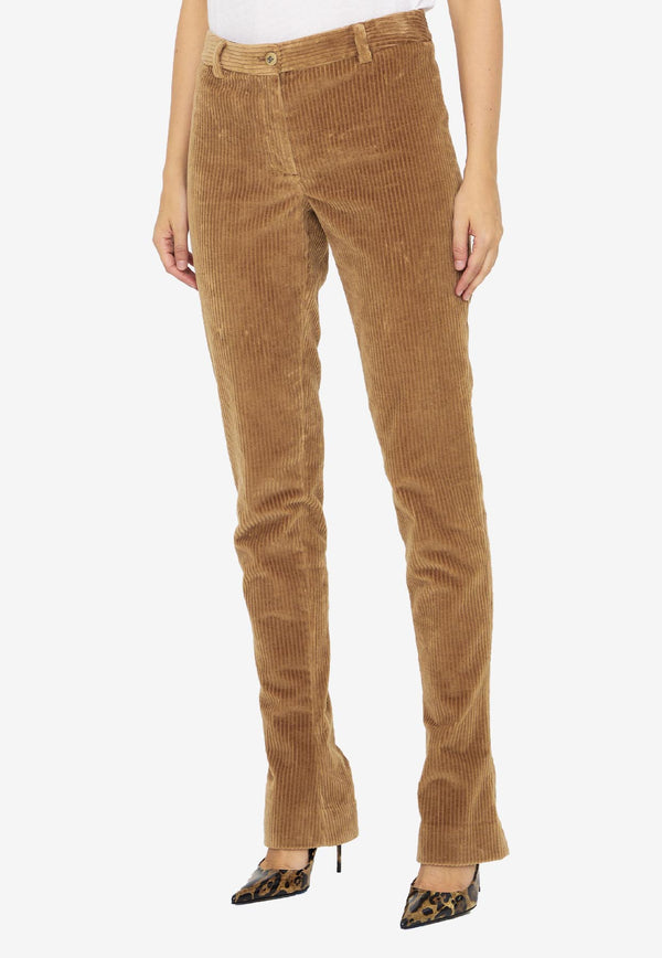 Dolce 
Gabbana Corduroy Slim Pants FTCX6T-FUWDU-M0868 Beige