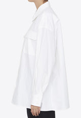 Armarium Leo Oversized Long-Sleeved Shirt White ARMTMT005-C003-001