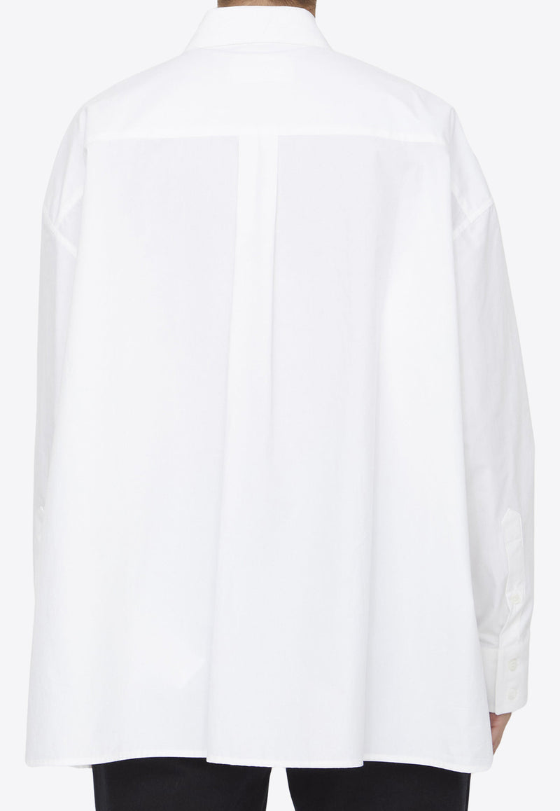 Armarium Leo Oversized Long-Sleeved Shirt White ARMTMT005-C003-001