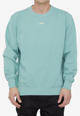 Autry Logo Embroidered Sweatshirt Mint SWBM-416-A