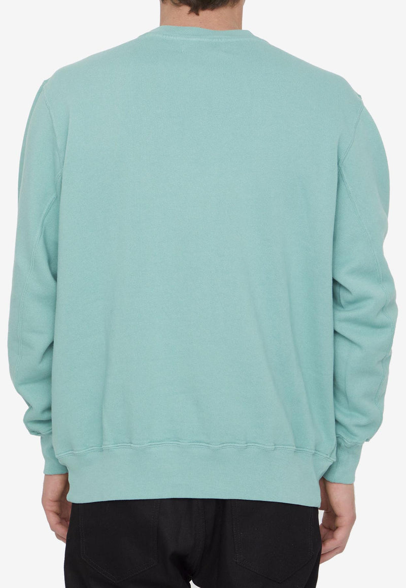 Autry Logo Embroidered Sweatshirt Mint SWBM-416-A