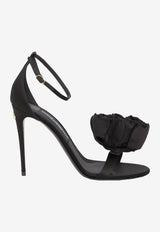 Dolce 
Gabbana Keira 105 Satin Sandals CR1620-AR572-8B956 Black