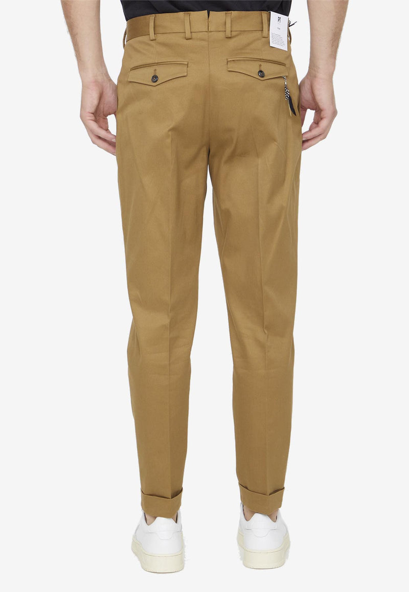 PT Torino Slim-Leg Chino Pants Beige CORSZAZ40FWD-NU64-0090