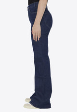 MOTHER The Hustler Roller Wide-Leg Jeans 10607-259-DWJ