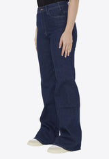 MOTHER The Hustler Roller Wide-Leg Jeans 10607-259-DWJ