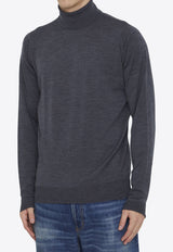 John Smedley Cherwell Merino Wool Turtleneck Sweater CHERWELL--CHARCOAL