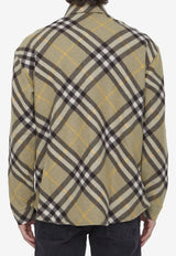 Burberry Wool Blend Checked Overshirt 8076470--B7363