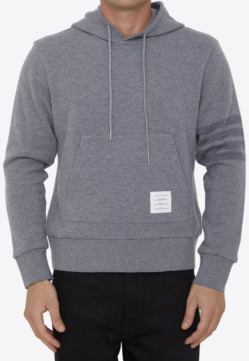 Thom Browne Classic 4-Bar Stripe Detail Hooded Sweatshirt MJT390A-J0088-055