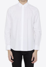 Valentino Rockstud Long-Sleeved Shirt White 4V3AB29C-4WW-0BO