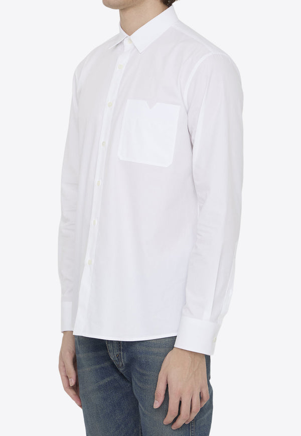 Valentino Classic Buttoned Shirt White 4V3AB777-4WW-0BO