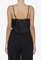 Alexander Wang Chain-Link Sleeveless Top Black 1WC1241870--001