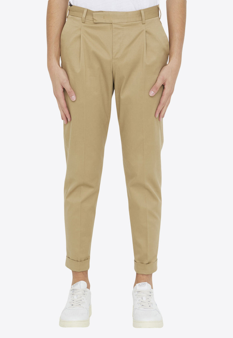 PT Torino Cropped Chino Pants Beige CORSZAZ40FWD-NU64-0020