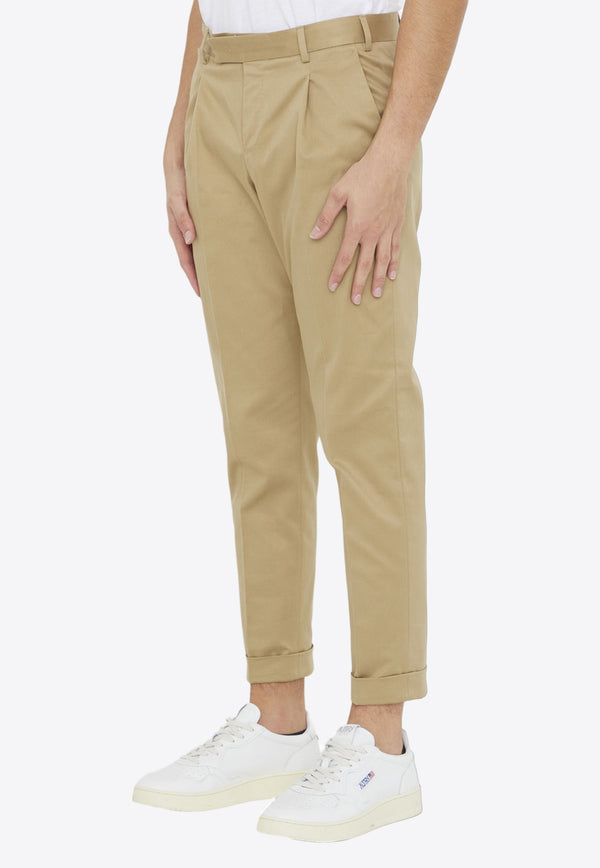 PT Torino Cropped Chino Pants Beige CORSZAZ40FWD-NU64-0020