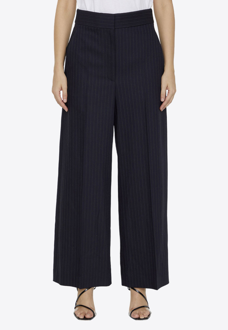 Khaite Banton Pinstriped Tailored Pants Navy 3133562--308