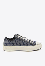 Valentino Totaloop Low-Top Canvas Sneakers Light blue 4Y2S0H02-HQW-YEX