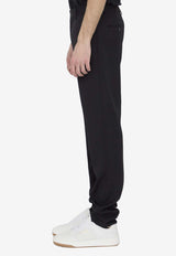 Saint Laurent Wool Slim Tailored Pants 607843-Y512W-1000